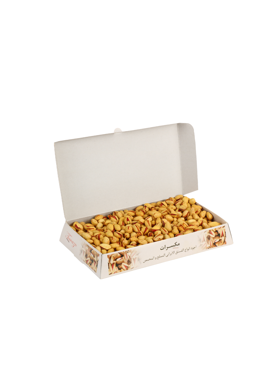 Roasted & Salted Ahamd Aghaee Pistachio in Papper Box (600g)