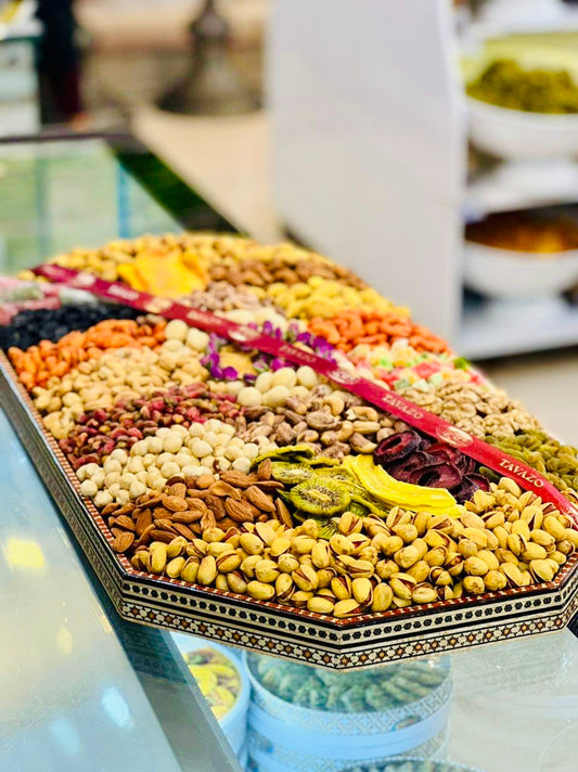 Tavazo's Natural Mixed Nuts in Tray