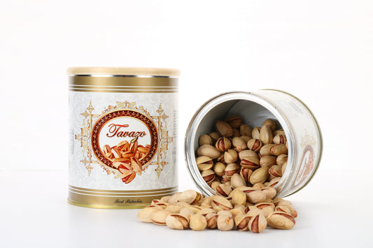 Roasted & Salted Pistachio in Can (350g) پسته بو داده و نمکی قوطی (۳۵۰ گرم)