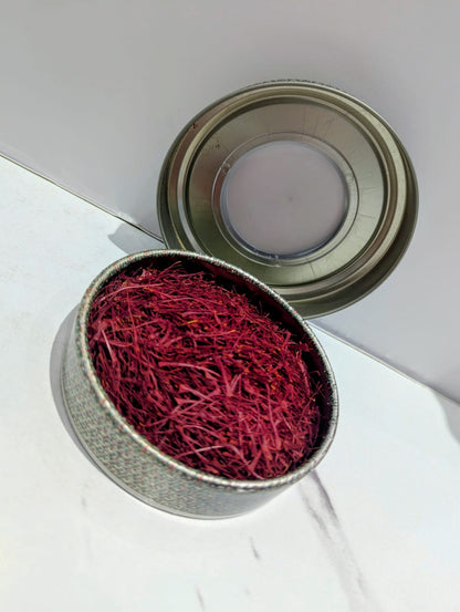 Saffron Tavazo in Khatam Can (10g) زعفران تواضع در قوطی خاتم (10 گرم)