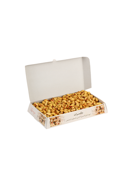 Roasted & Salted Ahamd Aghaee  Pistachio in Papper Box (600g)